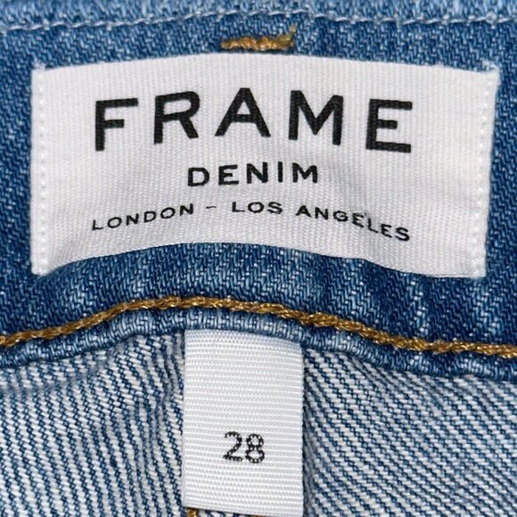 FRAME Denim Le Mini Frayed Waist Skirt‎ - Sawyer Style# LMFW207 Size 28 - Picture 6 of 9